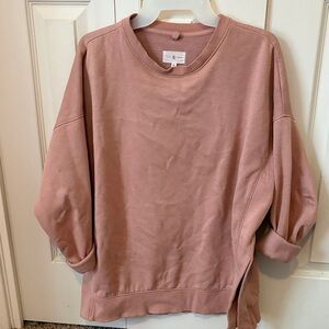 Lou & Grey Pink Oversized Sweatshirt